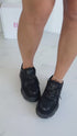 MELNAS botas su aukštu aulu "LOL"